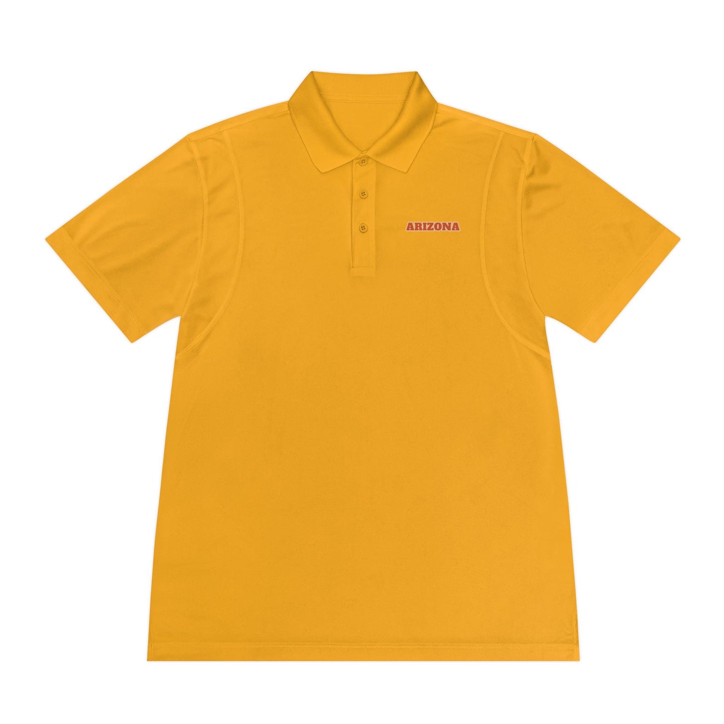 Vintage Arizona Sunset Desert Polo Shirt - Retro Saguaro Cactus & Monument Valley Design